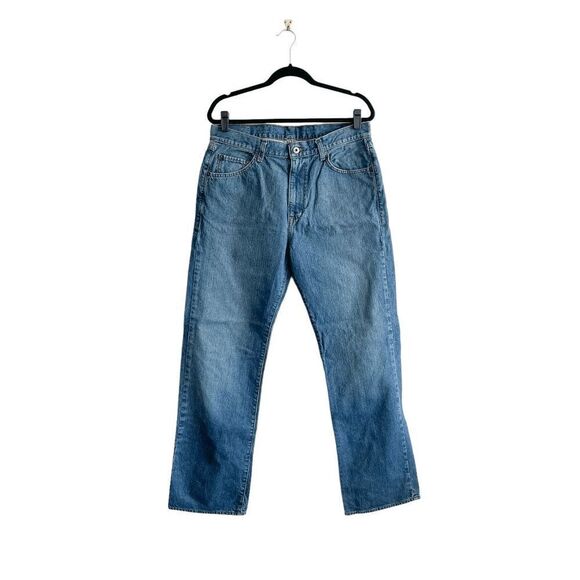 Polo RL Mens Denim Jeans Ashmore Original Straight Leg Blue Wash Size 34 - Picture 2 of 12